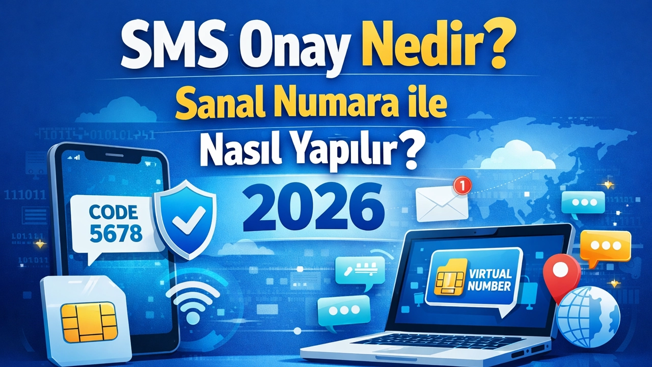 SMS Onay Nedir? Sanal Numara ile Nasıl Yapılır? 2026